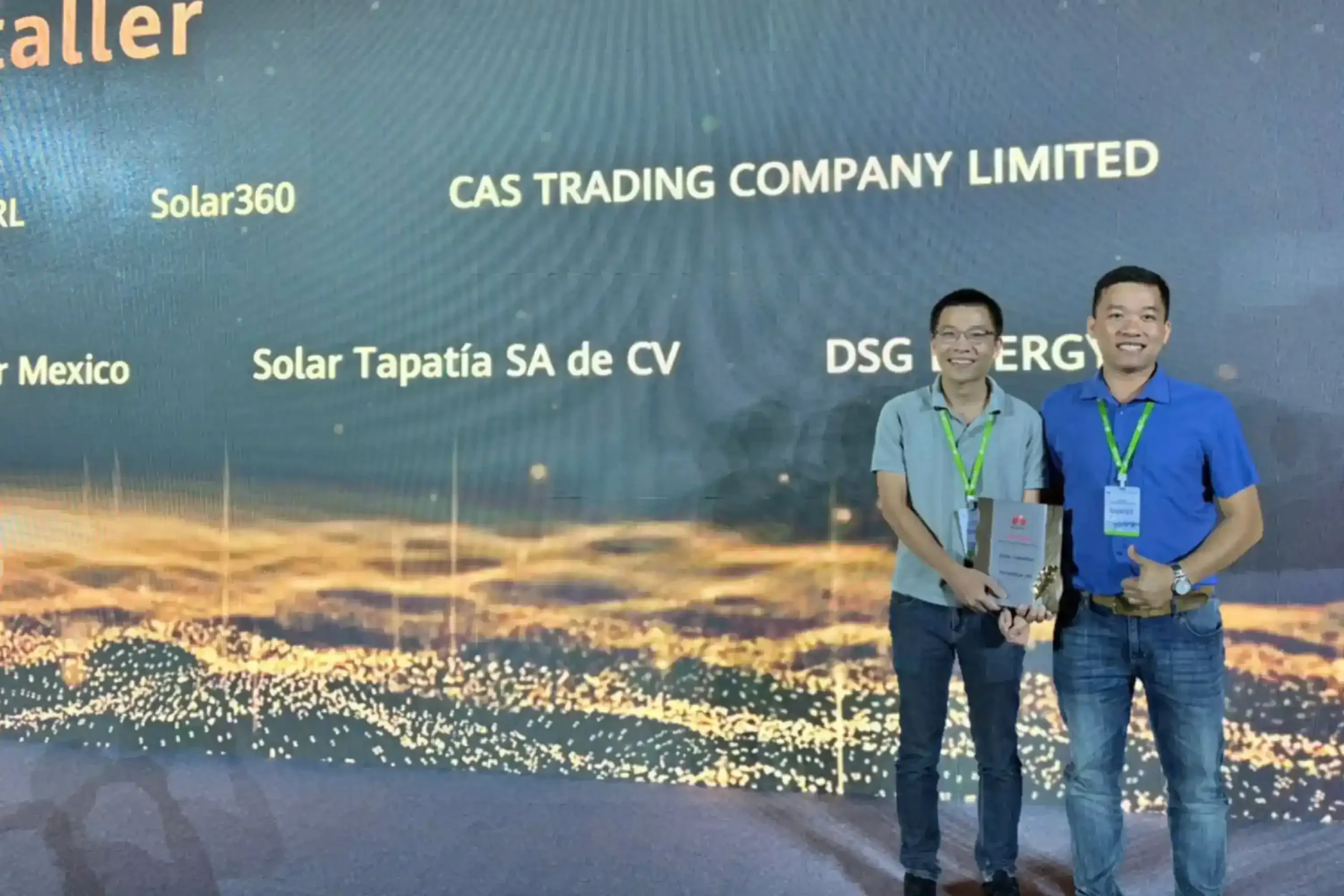CAS Energy được Huawei vinh danh “Elite Global Installer”